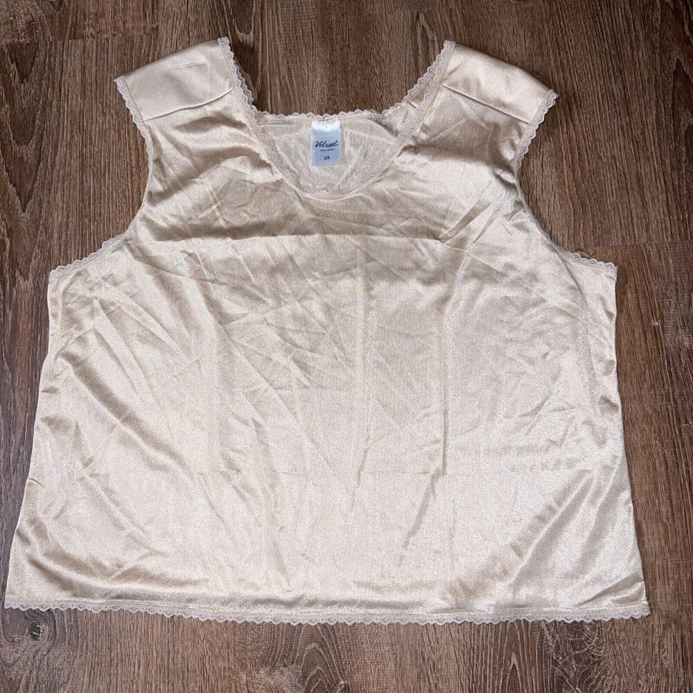 Velrose Irregular‎  Padded Shoulder Camisole 2X
